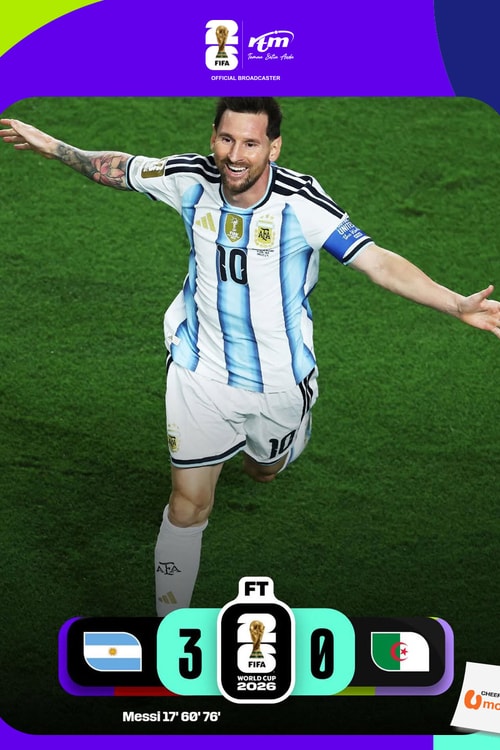Argentina 3 - 0 Algeria | Match Highlights FIFA World Cup2026