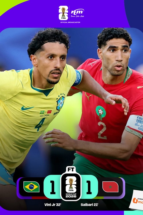 Brazil 1 - 1 Morocco | Match Highlights FIFA World Cup 2026
