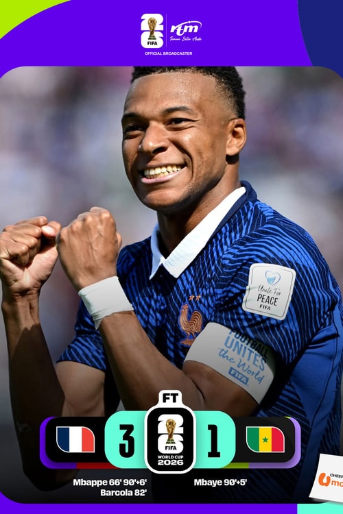  France 3 - 1 Senegal | Match Highlights FIFA World Cup2026