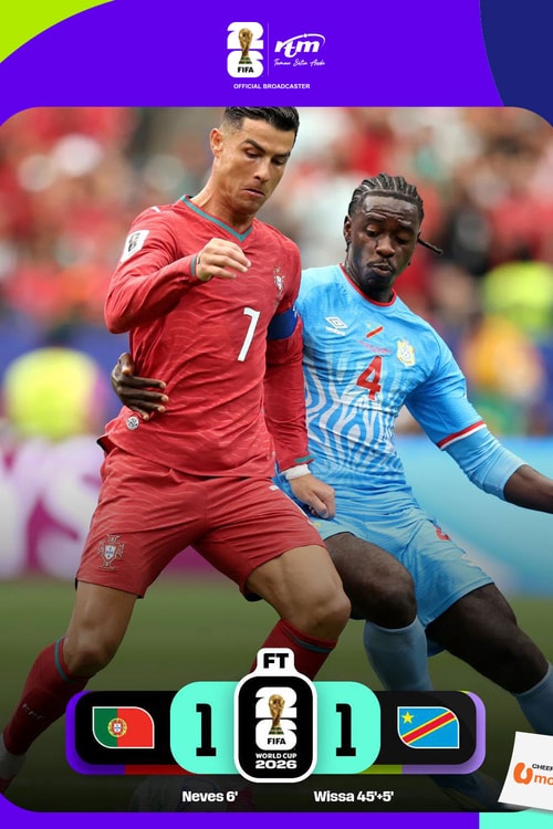 Portugal 1 - 1 DR Congo | Match Highlights FIFA World Cup 2026