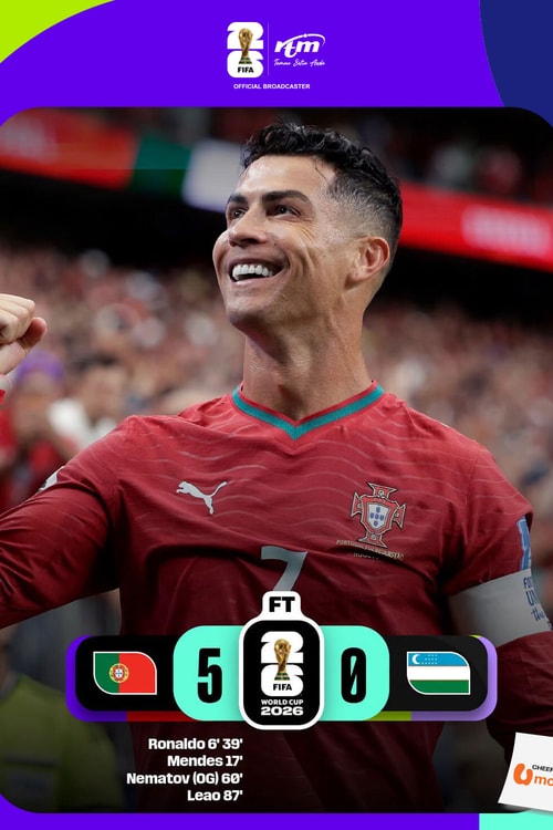 Portugal 5 - 0 Uzbekistan | Match Highlights FIFA World Cup 2026