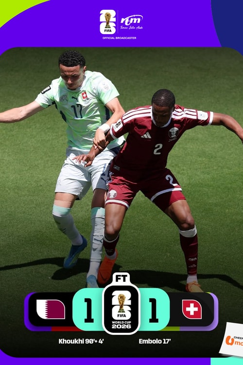 Qatar 1 - 1 Switzerland | Match Highlights FIFA World Cup 2026